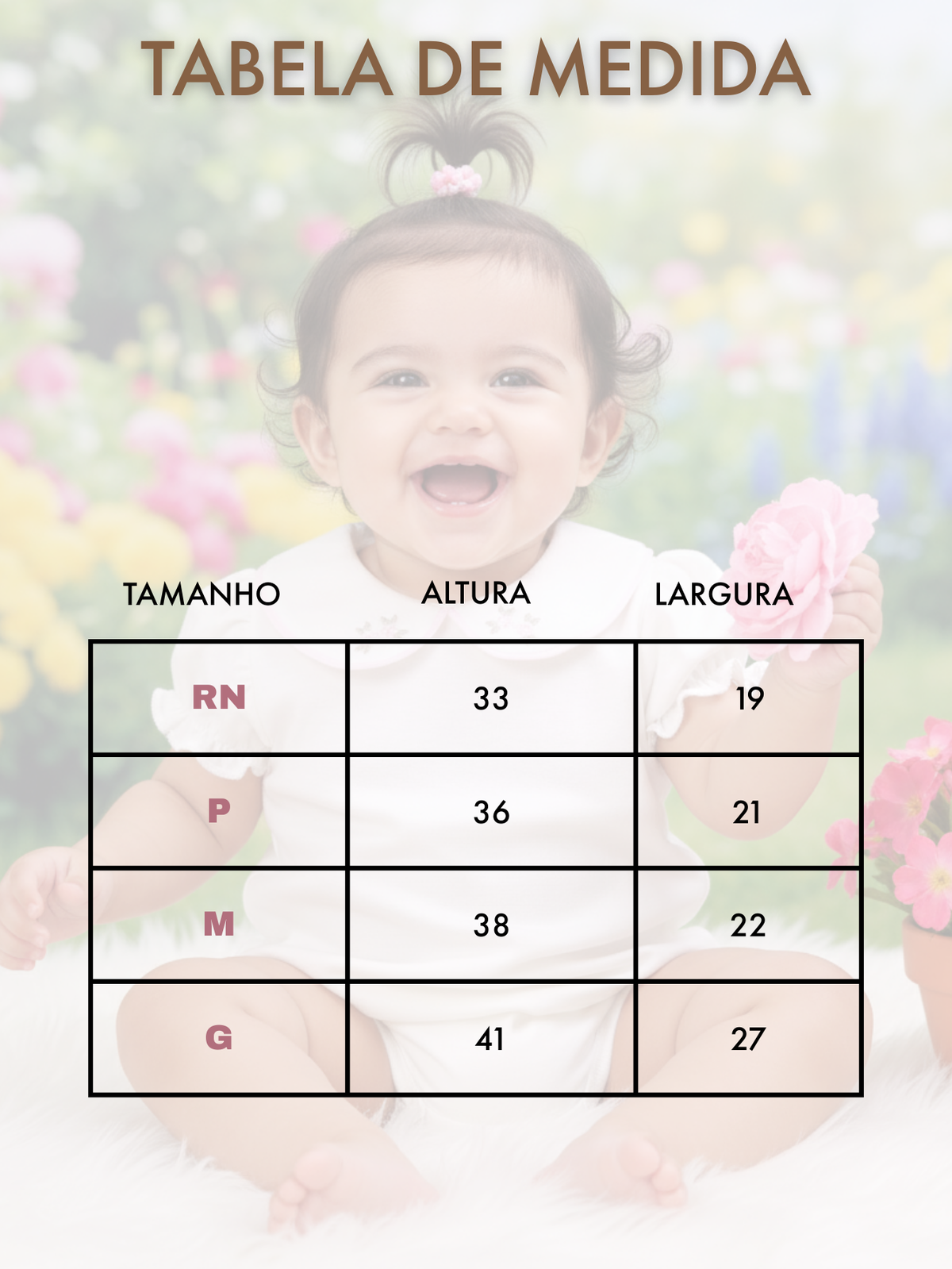 Body Menina para Maternidade – 100% Algodão – Gola Bordada