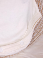 Body Bebê Menina 100% Algodão Gola Rendada Manga Curta RN ao G