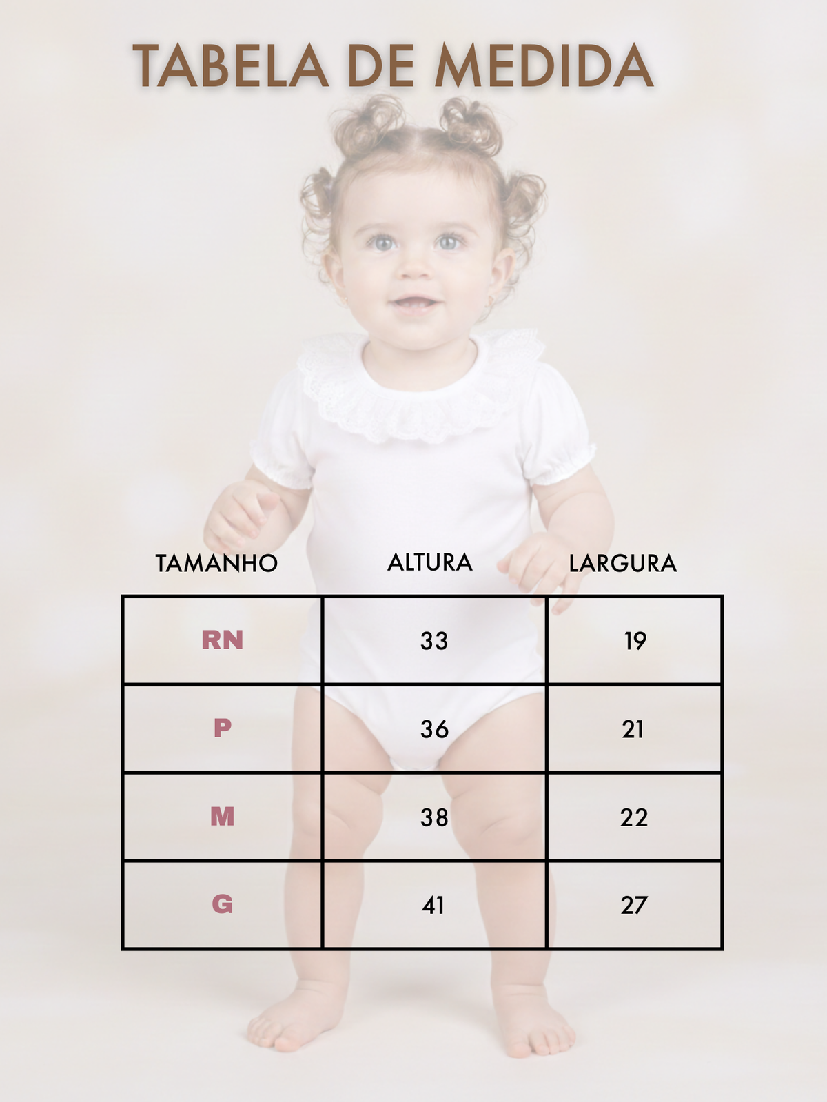 Body Infantil Menina 100 Algodão – Gola Rendada
