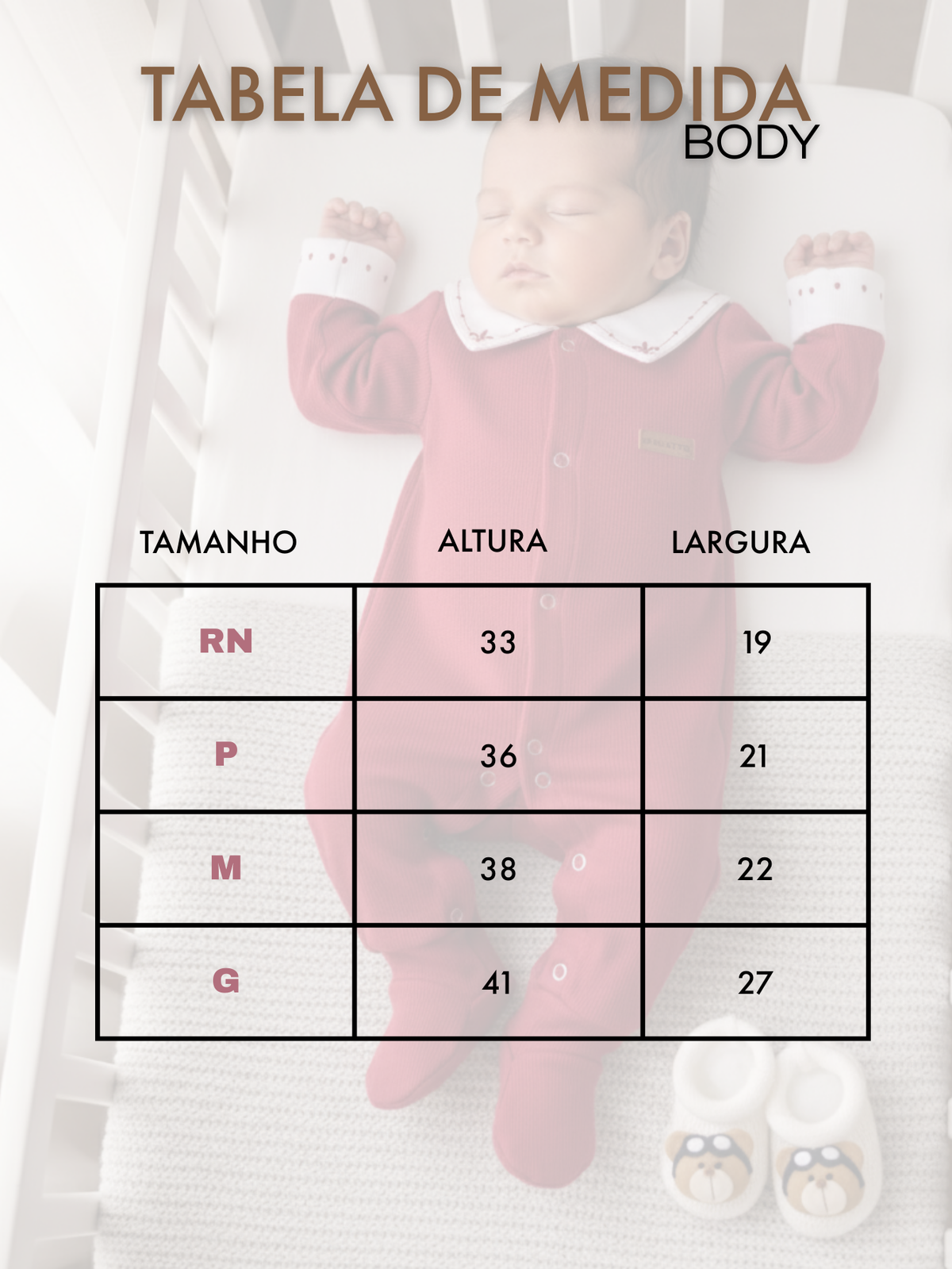 Kit Maternidade Bebê Macacão em Tricotil e Body Bordado Algodão