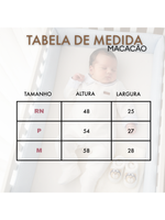 Kit Saída de Maternidade Macacão Tricotil + Body Gola e Punho Bordado