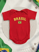 Body Infantil Bebê Brasil Menino E Menina Em Algodão Premium