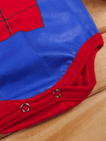 Body Bebê Homem-aranha Fantasia Menino Mesversário Algodão