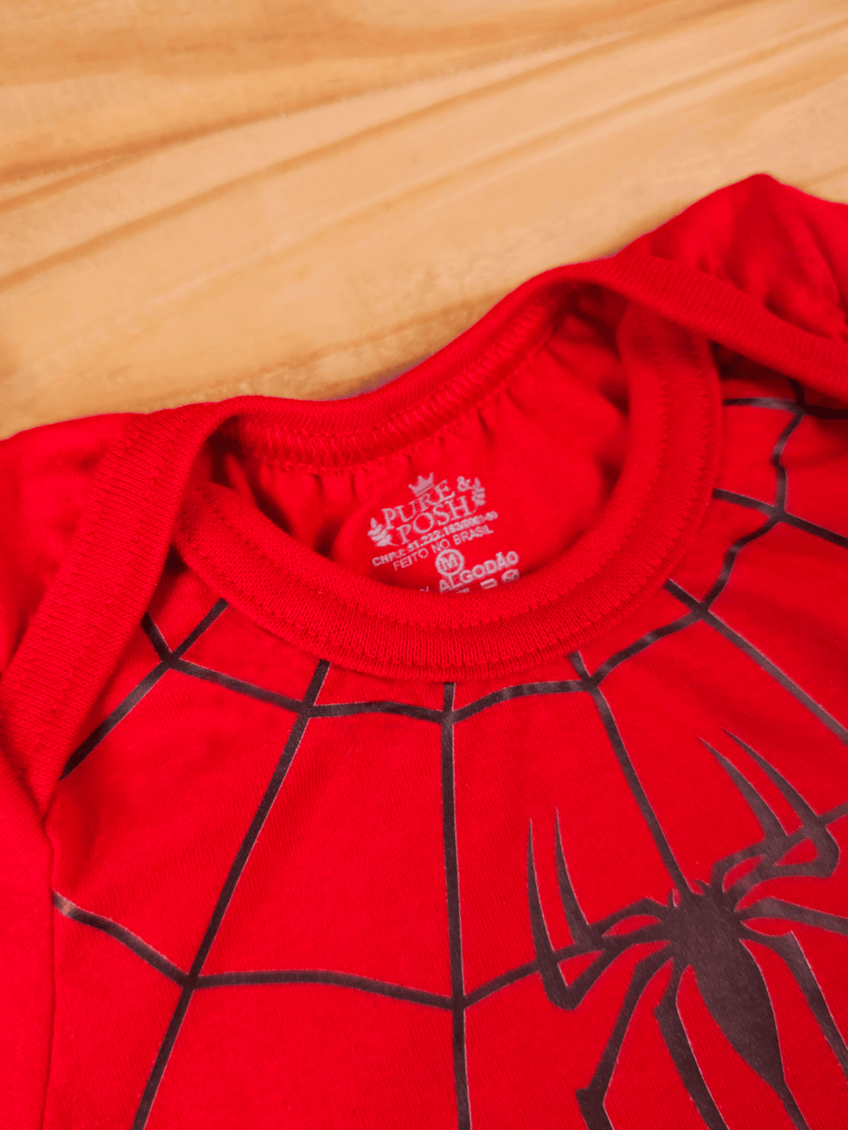 Body Bebê Homem-aranha Fantasia Menino Mesversário Algodão