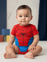 Body Bebê Homem-aranha Fantasia Menino Mesversário Algodão