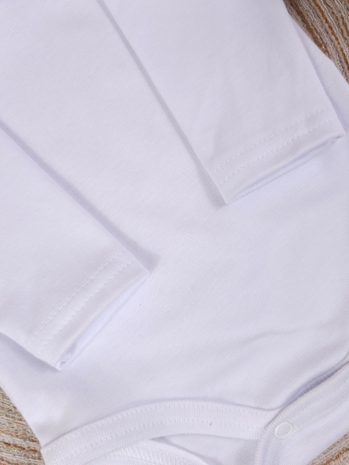 Body Infantil Menina 100 Algodão – Gola Bordada – RN ao G