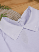 Body Algodão Menino – Gola Bordada, Punho Bordado – Tamanhos RN a G