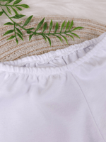 Calça Culote Bebê 100% Algodão com Cós Elástico Confortável
