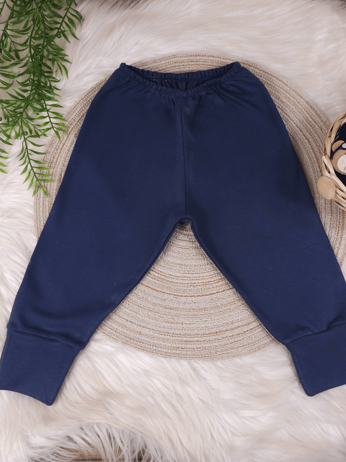 Calça Mijão Bebê 100% Algodão com Cós Elástico Confortável do RN a G