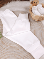 Calça Mijão Bebê 100% Algodão com Cós Elástico Confortável do RN a G