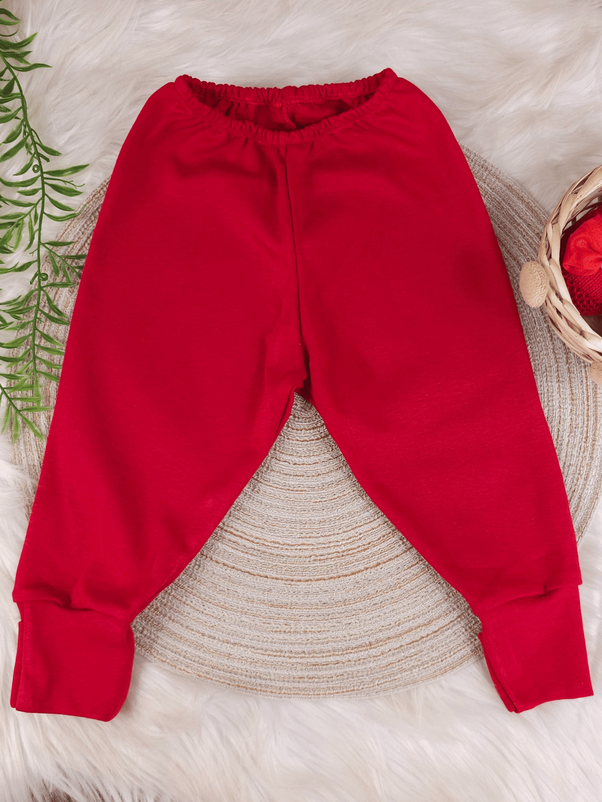 Calça Mijão Bebê 100% Algodão com Cós Elástico Confortável do RN a G