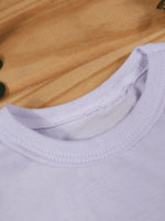 Conjunto Bebê Menino Verão Camiseta Algodão 100% + Short Linho Branco/Rosa (0-4)