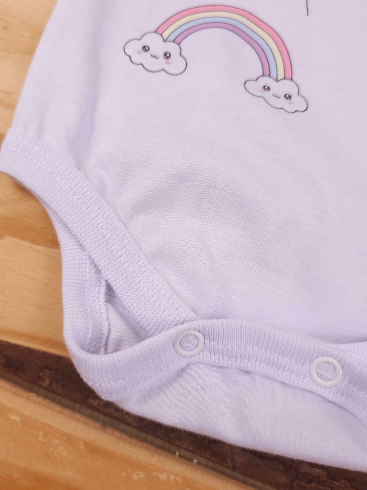 Conjunto Bebê Menina Body Alcinha Unicórnio e Short Linho