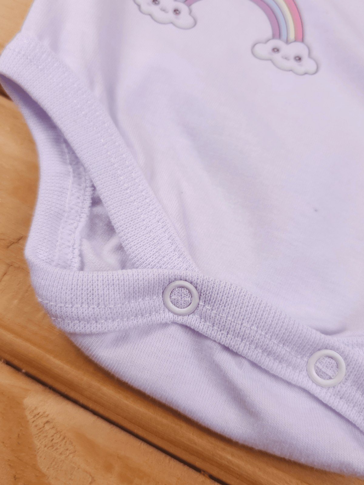 Conjunto Bebê Menina Mêsversário Body de Alcinha Unicórnio e Short Babadinho