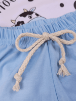 Conjunto Bebê Menino Body Regata Vaquinha com Short de Malha 100% Algodão