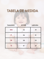 Body Bebe Infantil Menina Branco Picueta 100% Algodão- Manga Curta