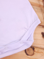 Body Bebê Manga Longa com Gola Rendada Delicado 100% Algodão