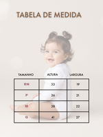 Body Infantil Menina Gola Rendada 100 Algodão Manga Longa RN ao G