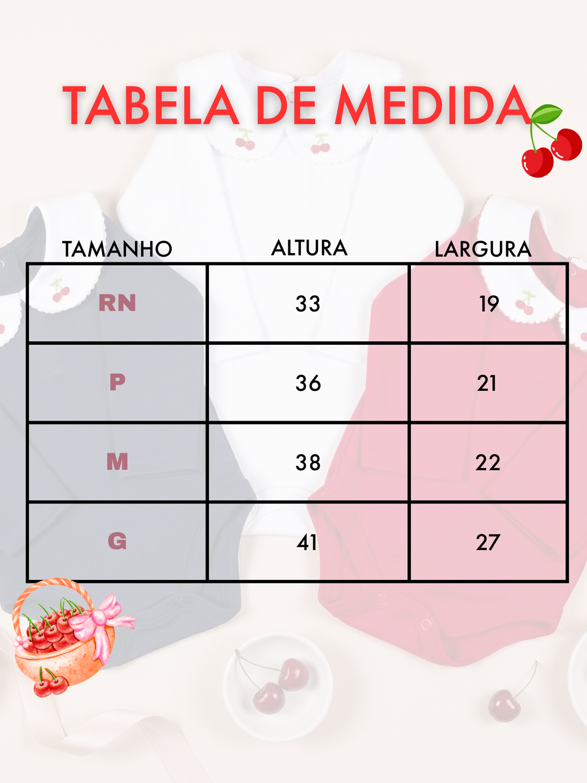 Body Bebê Menina Marinho com Gola Cereja Delicado Manga Curta 100% Algodão