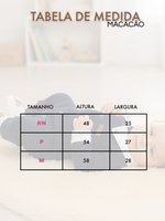 Kit Saída de Maternidade Macacão Tricotil + Body Gola e Punho Bordado