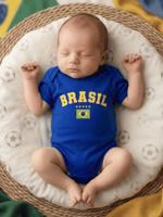 Body Infantil Bebê Brasil Menino E Menina Em Algodão Premium