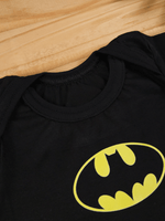 Body Bebê Menino Batman Mesversário Fantasia com Capa