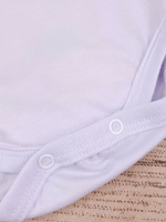 Body Bebê Menino Branco com Gola Polo Vivo Cappuccino Manga Longa 100% Algodão