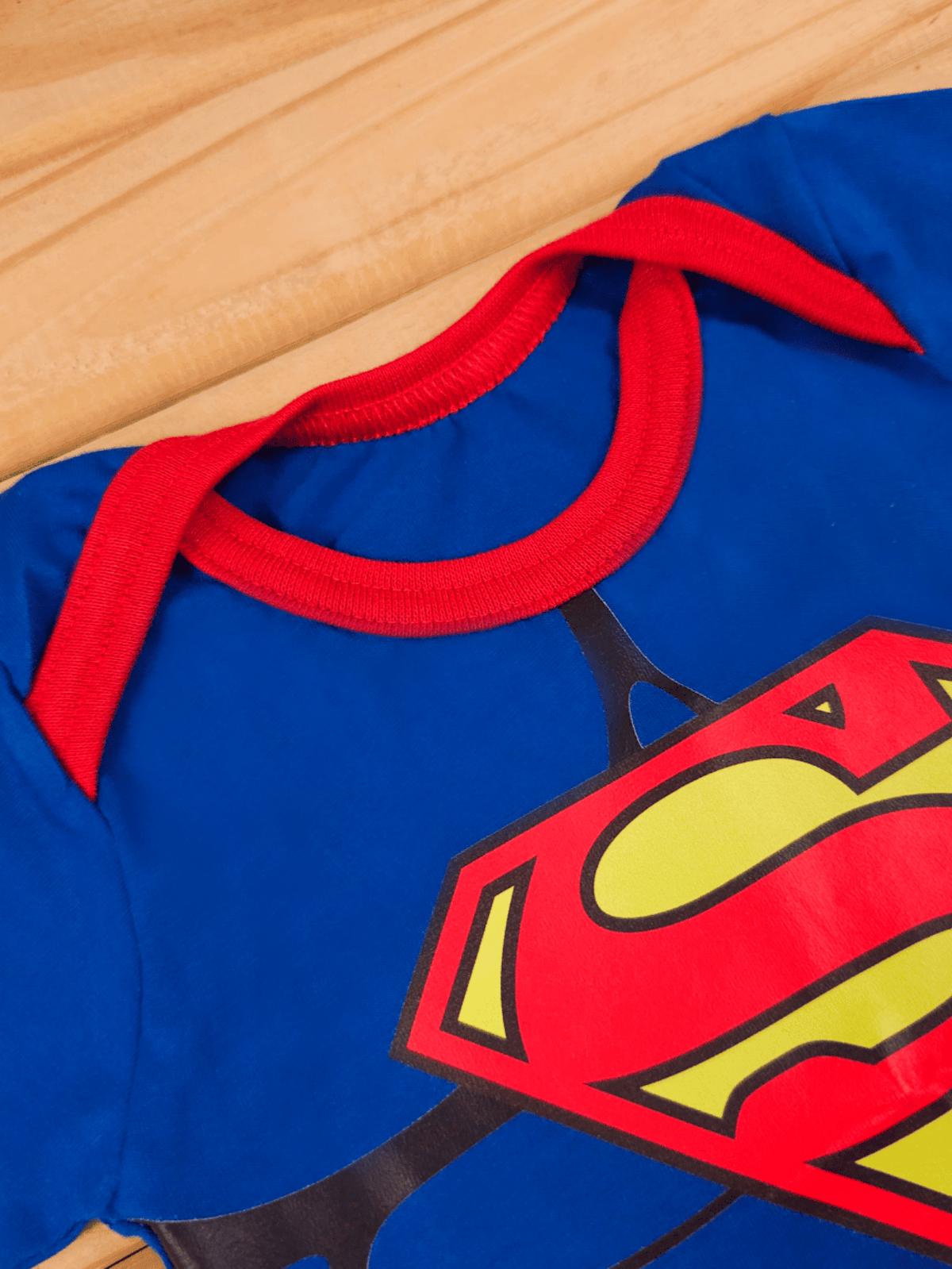 Body Bebê Mesversario Menino Superman E Capa Fantasia Temática