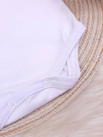 Body Menina para Maternidade – 100% Algodão – Gola Bordada