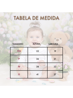 Body Menina para Maternidade – 100% Algodão – Gola Bordada