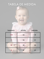 Body Infantil Menina Gola Rendada 100 Algodão Manga Longa RN ao G