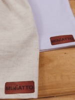 Conjunto Bebê Menino Verão Camiseta Algodão 100% + Short Linho Branco/Off-White (0-4)