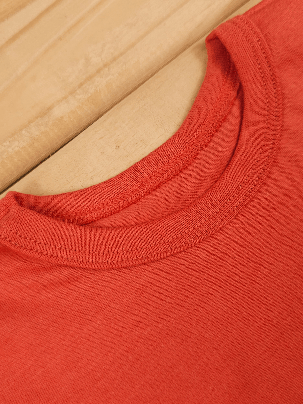 Conjunto Bebê Menino Verão Camiseta Algodão 100% + Short Linho Laranja Ferrugem/Off-White (0-4)