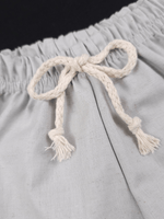 Conjunto Bebê Menino Verão Camiseta Algodão 100% + Short Linho Preto/Cinza (0-4)