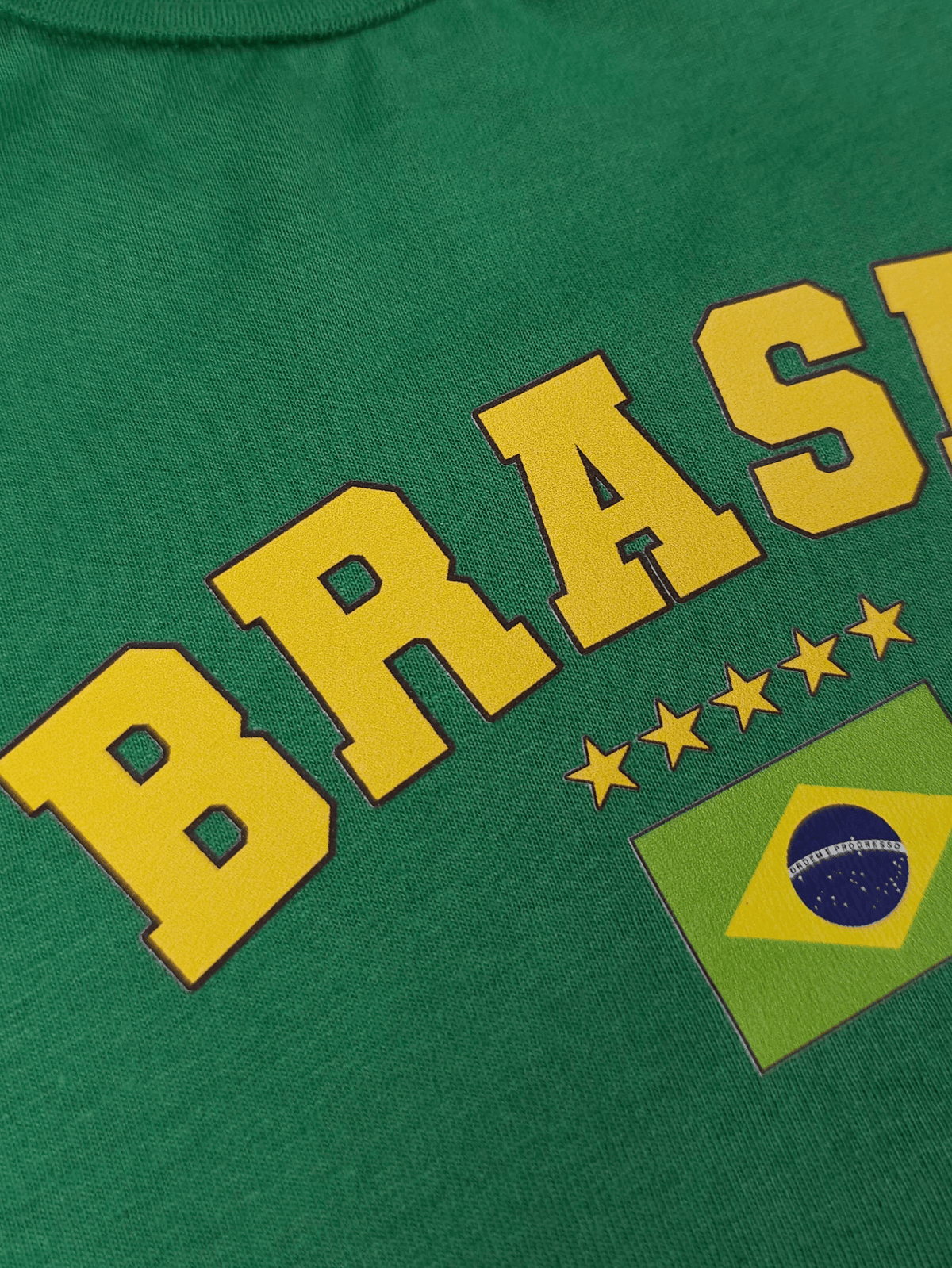 Conjunto Infantil Bebê Menina Brasil Body Verde Com Short Babadinho 100% Algodão