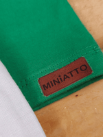 Conjunto Bebê Menino Verão Camiseta Algodão 100% + Short Linho Verde/Branco (0-4)