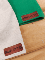 Conjunto Bebê Menino Verão Camiseta Algodão 100% + Short Linho Verde/Off-White (0-4)